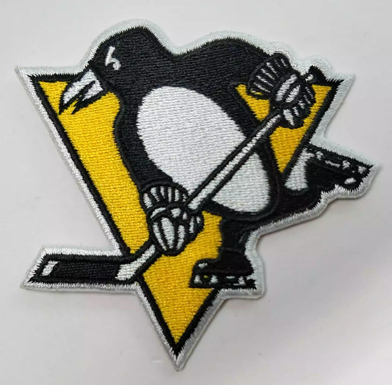 Pittsburgh Penguins Logo Iron on Patch 8cmx8.2cm